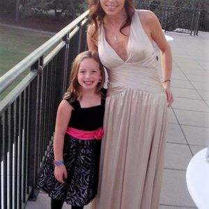 Beautiful satin maxi dress